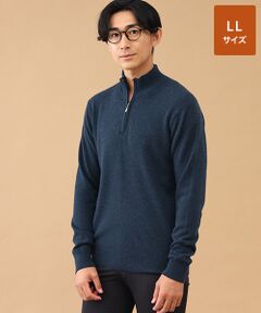 TAKASHIMAYA CASHMERE(レディース、メンズ) / タカシマヤカシミヤ(レディース、メンズ) ニット・セーター | カシミヤ ハーフジップセーター【LL】