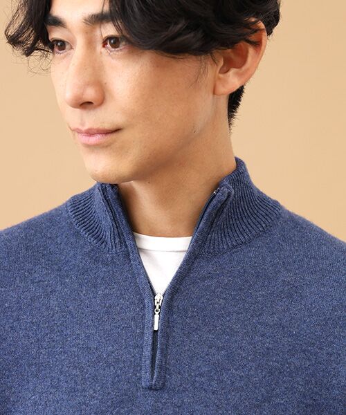 TAKASHIMAYA CASHMERE(レディース、メンズ) / タカシマヤカシミヤ(レディース、メンズ) ニット・セーター | カシミヤ ハーフジップセーター【LL】 | 詳細3