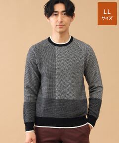TAKASHIMAYA CASHMERE(レディース、メンズ) / タカシマヤカシミヤ(レディース、メンズ) ニット・セーター | カシミヤ クレイジーパターンセーター【LL】