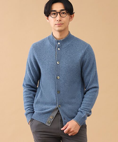 TAKASHIMAYA CASHMERE(レディース、メンズ) / タカシマヤカシミヤ(レディース、メンズ) その他アウター | カシミヤ スタンドカラーカーディガン【S/M/L】 | 詳細2