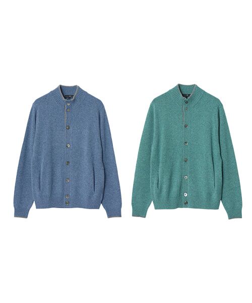 TAKASHIMAYA CASHMERE(レディース、メンズ) / タカシマヤカシミヤ(レディース、メンズ) その他アウター | カシミヤ スタンドカラーカーディガン【LL】 | 詳細14