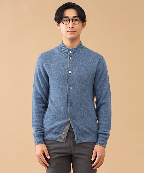 TAKASHIMAYA CASHMERE(レディース、メンズ) / タカシマヤカシミヤ(レディース、メンズ) その他アウター | カシミヤ スタンドカラーカーディガン【LL】 | 詳細3