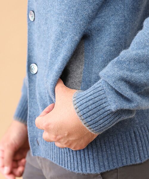TAKASHIMAYA CASHMERE(レディース、メンズ) / タカシマヤカシミヤ(レディース、メンズ) その他アウター | カシミヤ スタンドカラーカーディガン【LL】 | 詳細6