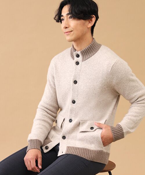 TAKASHIMAYA CASHMERE(レディース、メンズ) / タカシマヤカシミヤ(レディース、メンズ) その他アウター | カシミヤ スタンドカラーブルゾン【LL】 | 詳細2