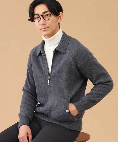 TAKASHIMAYA CASHMERE(レディース、メンズ) / タカシマヤカシミヤ(レディース、メンズ) その他アウター | カシミヤ フルジップアウター【S/M/L】 | 詳細2