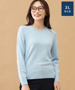 TAKASHIMAYA CASHMERE(レディース、メンズ) / タカシマヤカシミヤ(レディース、メンズ) ニット・セーター | カシミヤ クルーネックセーター【3L】