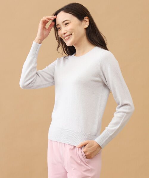 TAKASHIMAYA CASHMERE(レディース、メンズ) / タカシマヤカシミヤ(レディース、メンズ) ニット・セーター | カシミヤ クルーネックセーター【3L】 | 詳細1