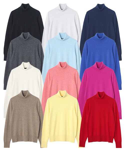 TAKASHIMAYA CASHMERE(レディース、メンズ) / タカシマヤカシミヤ(レディース、メンズ) ニット・セーター | カシミヤ タートルネックセーター【3L】 | 詳細28