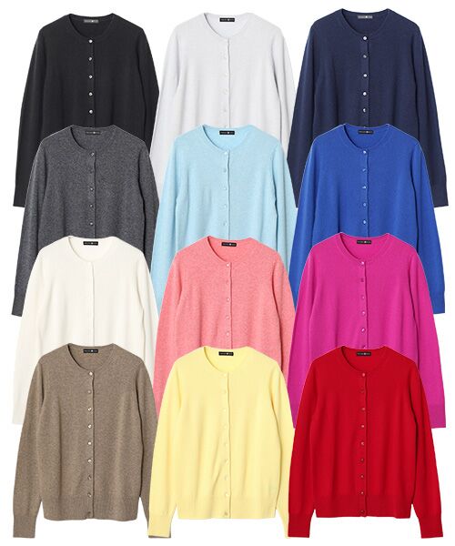 TAKASHIMAYA CASHMERE(レディース、メンズ) / タカシマヤカシミヤ(レディース、メンズ) カーディガン・ボレロ | カシミヤ クルーネックカーディガン【S/M/L】 | 詳細28