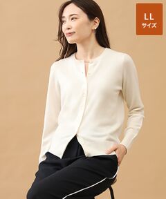 TAKASHIMAYA CASHMERE(レディース、メンズ) / タカシマヤカシミヤ(レディース、メンズ) カーディガン・ボレロ | カシミヤ クルーネックカーディガン【LL】