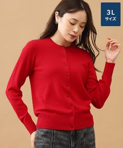 TAKASHIMAYA CASHMERE(レディース、メンズ) / タカシマヤカシミヤ(レディース、メンズ) カーディガン・ボレロ | カシミヤ クルーネックカーディガン【3L】