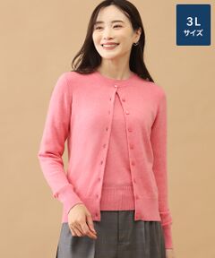 TAKASHIMAYA CASHMERE(レディース、メンズ) / タカシマヤカシミヤ(レディース、メンズ) カーディガン・ボレロ | カシミヤ クルーネックカーディガン【3L】