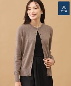 TAKASHIMAYA CASHMERE(レディース、メンズ) / タカシマヤカシミヤ(レディース、メンズ) カーディガン・ボレロ | カシミヤ クルーネックカーディガン【3L】