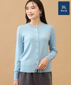 TAKASHIMAYA CASHMERE(レディース、メンズ) / タカシマヤカシミヤ(レディース、メンズ) カーディガン・ボレロ | カシミヤ クルーネックカーディガン【3L】