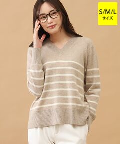 TAKASHIMAYA CASHMERE(レディース、メンズ) / タカシマヤカシミヤ(レディース、メンズ) ニット・セーター | カシミヤ Vネックセーター【S/M/L】
