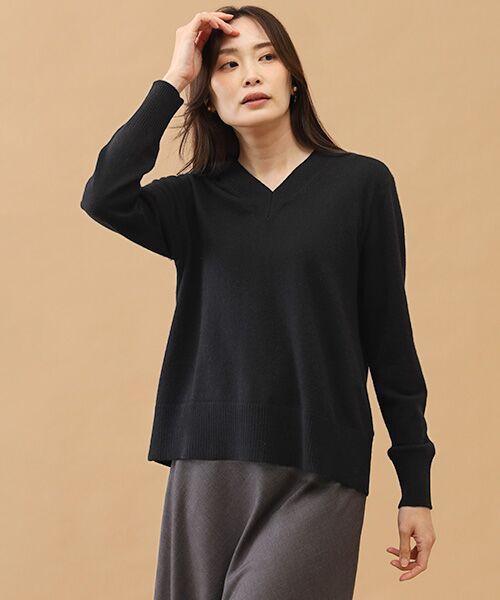 TAKASHIMAYA CASHMERE(レディース、メンズ) / タカシマヤカシミヤ(レディース、メンズ) ニット・セーター | カシミヤ Vネックセーター【S/M/L】 | 詳細6