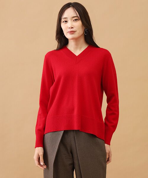 TAKASHIMAYA CASHMERE(レディース、メンズ) / タカシマヤカシミヤ(レディース、メンズ) ニット・セーター | カシミヤ Vネックセーター【S/M/L】 | 詳細7