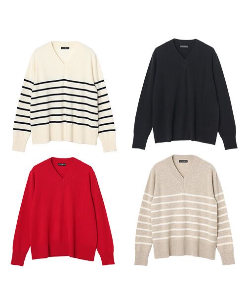 TAKASHIMAYA CASHMERE(レディース、メンズ) / タカシマヤカシミヤ(レディース、メンズ) ニット・セーター | カシミヤ Vネックセーター【LL】 | 詳細21