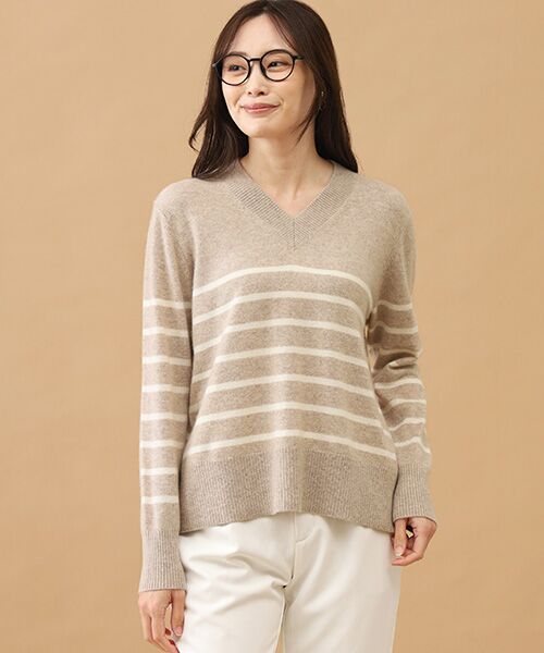 TAKASHIMAYA CASHMERE(レディース、メンズ) / タカシマヤカシミヤ(レディース、メンズ) ニット・セーター | カシミヤ Vネックセーター【LL】 | 詳細9