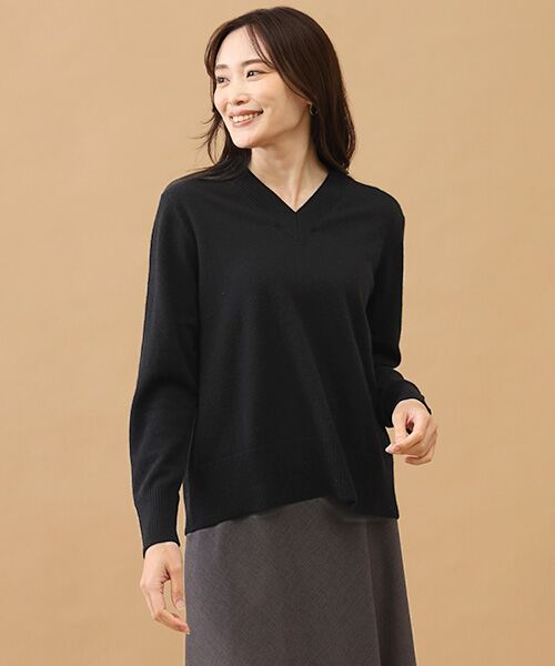 TAKASHIMAYA CASHMERE(レディース、メンズ) / タカシマヤカシミヤ(レディース、メンズ) ニット・セーター | カシミヤ Vネックセーター【3L】 | 詳細5