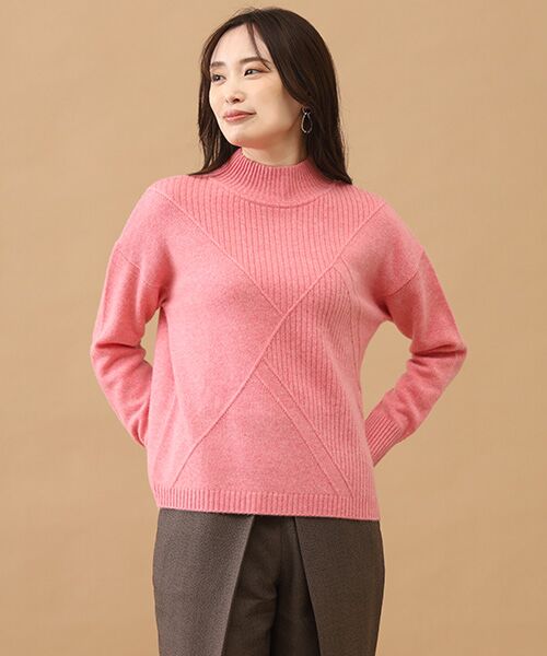 TAKASHIMAYA CASHMERE(レディース、メンズ) / タカシマヤカシミヤ(レディース、メンズ) ニット・セーター | カシミヤ クロスデザインセーター【S/M/L】 | 詳細5