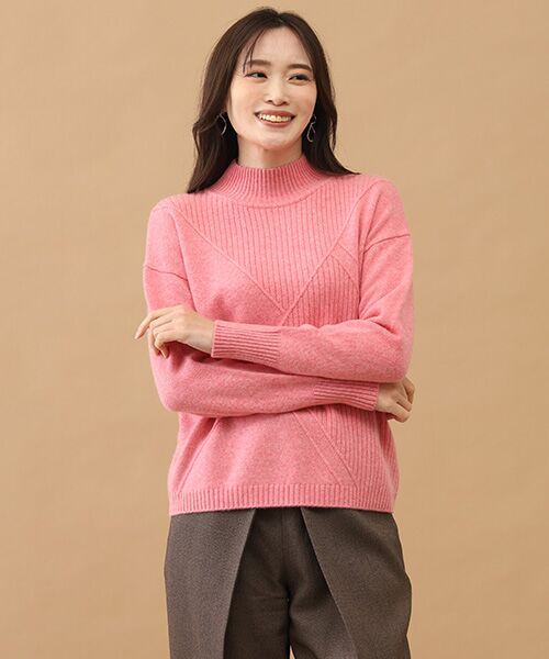 TAKASHIMAYA CASHMERE(レディース、メンズ) / タカシマヤカシミヤ(レディース、メンズ) ニット・セーター | カシミヤ クロスデザインセーター【S/M/L】 | 詳細6
