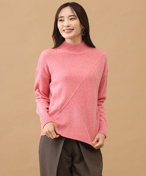 TAKASHIMAYA CASHMERE(レディース、メンズ) / タカシマヤカシミヤ(レディース、メンズ) ニット・セーター | カシミヤ クロスデザインセーター【S/M/L】 | 詳細7