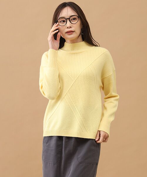 TAKASHIMAYA CASHMERE(レディース、メンズ) / タカシマヤカシミヤ(レディース、メンズ) ニット・セーター | カシミヤ クロスデザインセーター【S/M/L】 | 詳細9
