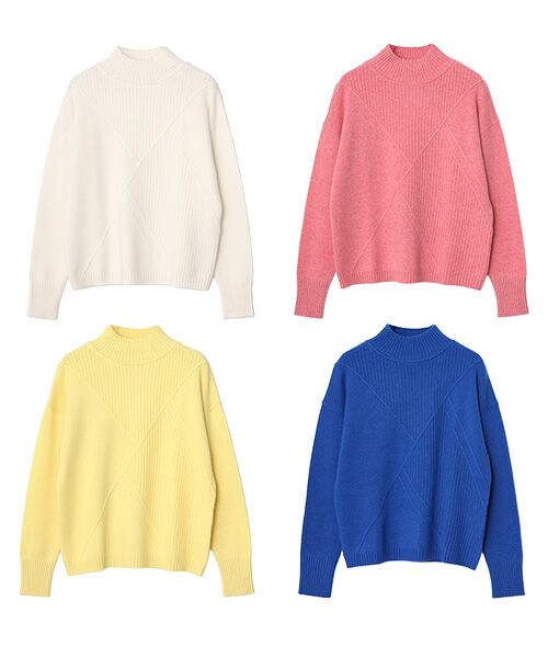 TAKASHIMAYA CASHMERE(レディース、メンズ) / タカシマヤカシミヤ(レディース、メンズ) ニット・セーター | カシミヤ クロスデザインセーター【S/M/L】 | 詳細23