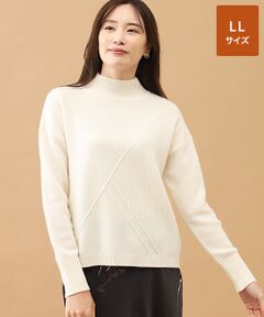 TAKASHIMAYA CASHMERE(レディース、メンズ) / タカシマヤカシミヤ(レディース、メンズ) ニット・セーター | カシミヤ クロスデザインセーター【LL】