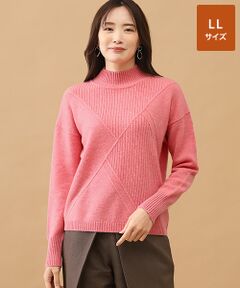 TAKASHIMAYA CASHMERE(レディース、メンズ) / タカシマヤカシミヤ(レディース、メンズ) ニット・セーター | カシミヤ クロスデザインセーター【LL】