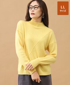 TAKASHIMAYA CASHMERE(レディース、メンズ) / タカシマヤカシミヤ(レディース、メンズ) ニット・セーター | カシミヤ クロスデザインセーター【LL】
