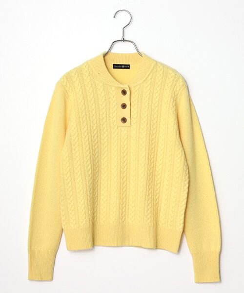 TAKASHIMAYA CASHMERE(レディース、メンズ) / タカシマヤカシミヤ(レディース、メンズ) ニット・セーター | カシミヤ ハーフボタンケーブルセーター【LL】 | 詳細17