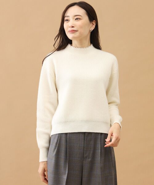 TAKASHIMAYA CASHMERE(レディース、メンズ) / タカシマヤカシミヤ(レディース、メンズ) ニット・セーター | カシミヤ パール調ネックプルオーバー【S/M/L】 | 詳細3