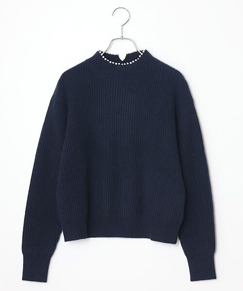 TAKASHIMAYA CASHMERE(レディース、メンズ) / タカシマヤカシミヤ(レディース、メンズ) ニット・セーター | カシミヤ パール調ネックプルオーバー【S/M/L】 | 詳細14