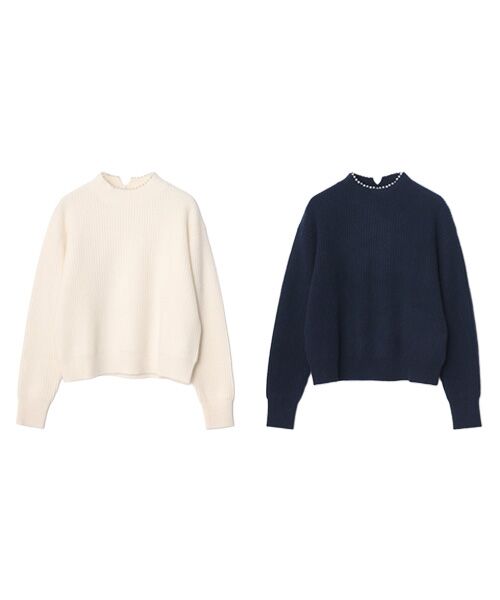 TAKASHIMAYA CASHMERE(レディース、メンズ) / タカシマヤカシミヤ(レディース、メンズ) ニット・セーター | カシミヤ パール調ネックプルオーバー【S/M/L】 | 詳細16