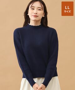 TAKASHIMAYA CASHMERE(レディース、メンズ) / タカシマヤカシミヤ(レディース、メンズ) ニット・セーター | カシミヤ パール調ネックプルオーバー【LL】