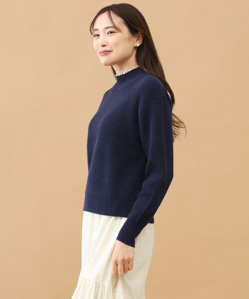 TAKASHIMAYA CASHMERE(レディース、メンズ) / タカシマヤカシミヤ(レディース、メンズ) ニット・セーター | カシミヤ パール調ネックプルオーバー【LL】 | 詳細8