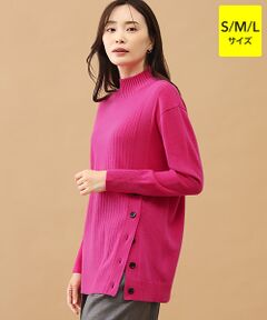TAKASHIMAYA CASHMERE(レディース、メンズ) / タカシマヤカシミヤ(レディース、メンズ) ニット・セーター | カシミヤ ボタンデザインチュニック【S/M/L】