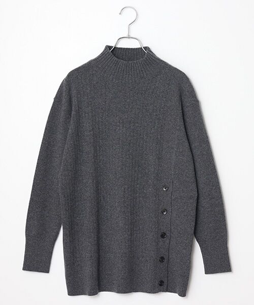 TAKASHIMAYA CASHMERE(レディース、メンズ) / タカシマヤカシミヤ(レディース、メンズ) ニット・セーター | カシミヤ ボタンデザインチュニック【S/M/L】 | 詳細8