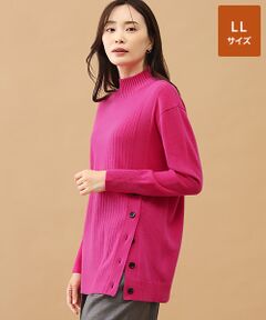 TAKASHIMAYA CASHMERE(レディース、メンズ) / タカシマヤカシミヤ(レディース、メンズ) ニット・セーター | カシミヤ ボタンデザインチュニック【LL】