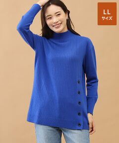 TAKASHIMAYA CASHMERE(レディース、メンズ) / タカシマヤカシミヤ(レディース、メンズ) ニット・セーター | カシミヤ ボタンデザインチュニック【LL】