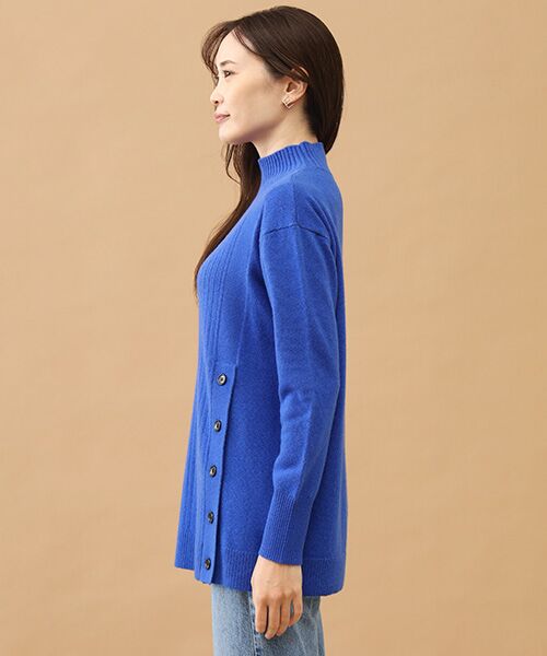 TAKASHIMAYA CASHMERE(レディース、メンズ) / タカシマヤカシミヤ(レディース、メンズ) ニット・セーター | カシミヤ ボタンデザインチュニック【LL】 | 詳細4