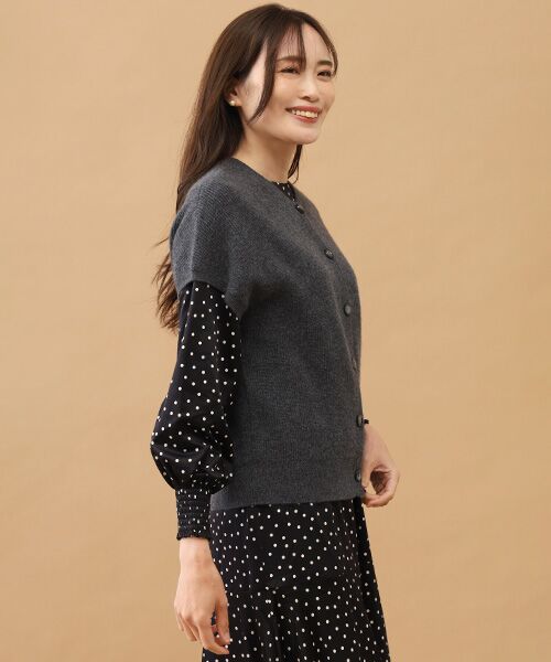 TAKASHIMAYA CASHMERE(レディース、メンズ) / タカシマヤカシミヤ(レディース、メンズ) ベスト | カシミヤ 畦編みベスト【S-M/M-L】 | 詳細1
