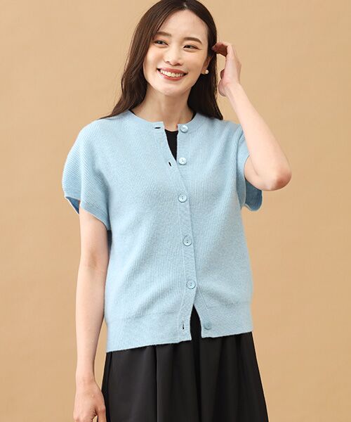 TAKASHIMAYA CASHMERE(レディース、メンズ) / タカシマヤカシミヤ(レディース、メンズ) ベスト | カシミヤ 畦編みベスト【S-M/M-L】 | 詳細4