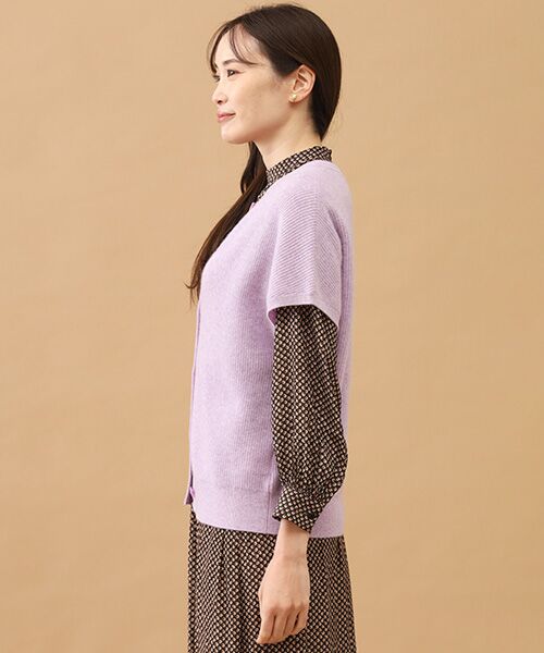 TAKASHIMAYA CASHMERE(レディース、メンズ) / タカシマヤカシミヤ(レディース、メンズ) ベスト | カシミヤ 畦編みベスト【S-M/M-L】 | 詳細8