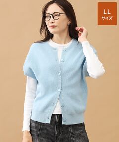 TAKASHIMAYA CASHMERE(レディース、メンズ) / タカシマヤカシミヤ(レディース、メンズ) ベスト | カシミヤ 畦編みベスト【L-LL】