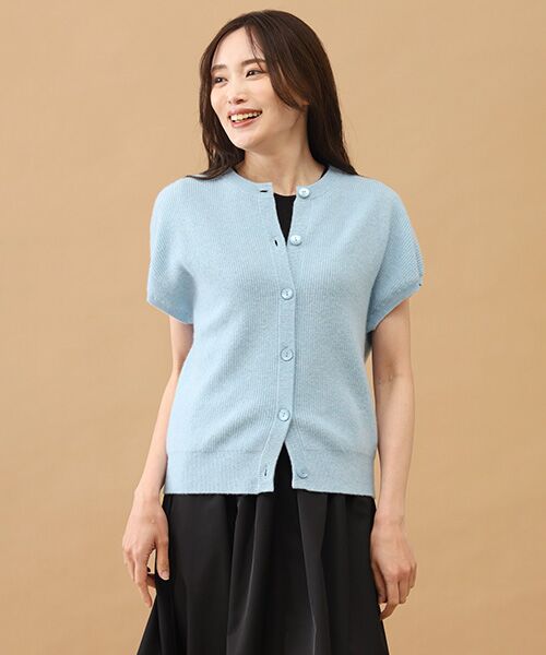 TAKASHIMAYA CASHMERE(レディース、メンズ) / タカシマヤカシミヤ(レディース、メンズ) ベスト | カシミヤ 畦編みベスト【L-LL】 | 詳細5