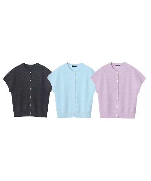 TAKASHIMAYA CASHMERE(レディース、メンズ) / タカシマヤカシミヤ(レディース、メンズ) ベスト | カシミヤ 畦編みベスト【L-LL】 | 詳細22