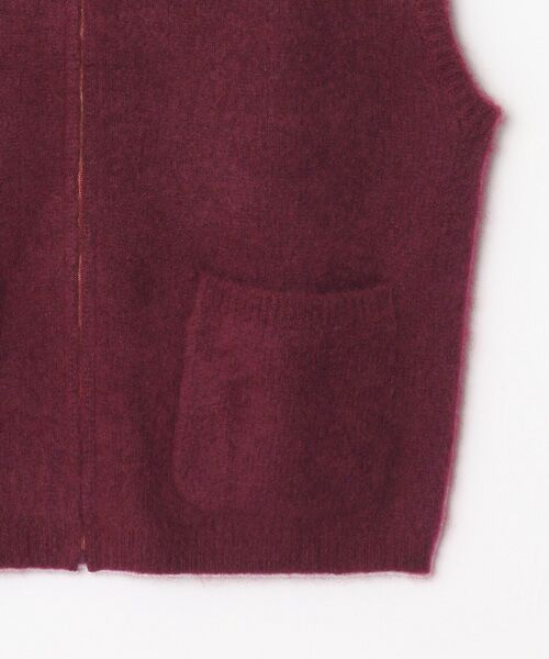 TAKASHIMAYA CASHMERE(レディース、メンズ) / タカシマヤカシミヤ(レディース、メンズ) ベスト | カシミヤシルク ジップジレ【S-M/M-L】 | 詳細21